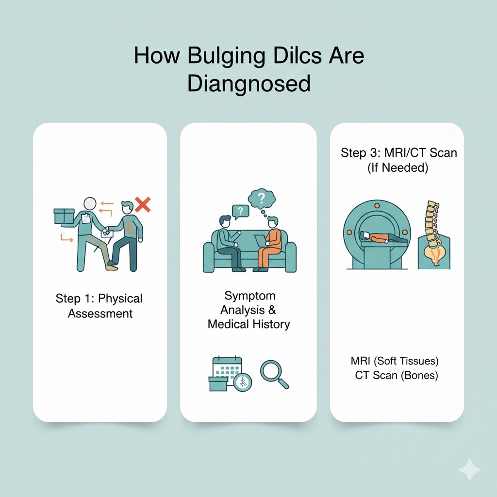 How Bulging Discs Are Diagnosed