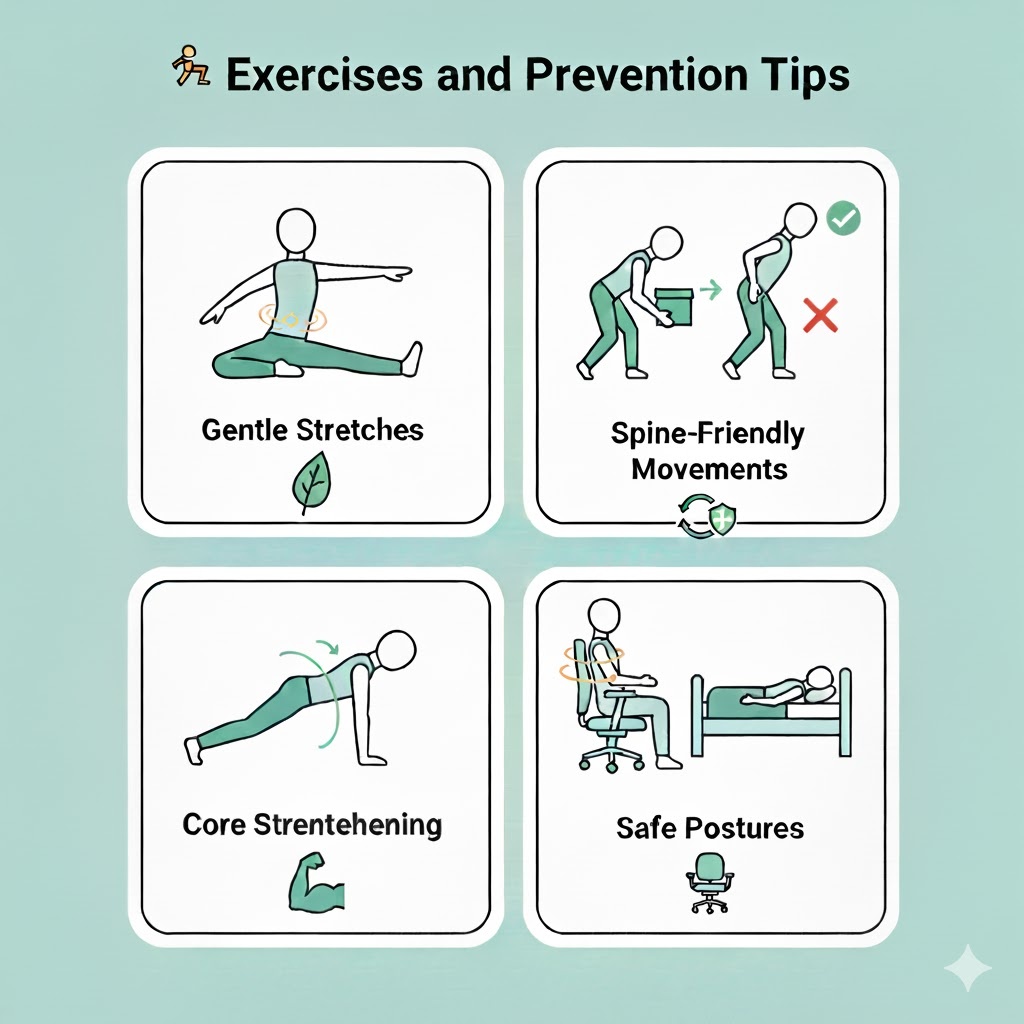 Exercises and Prevention Tips